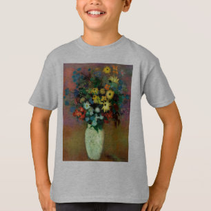 Camiseta Vase de Odilon Redon com Flores (1914)
