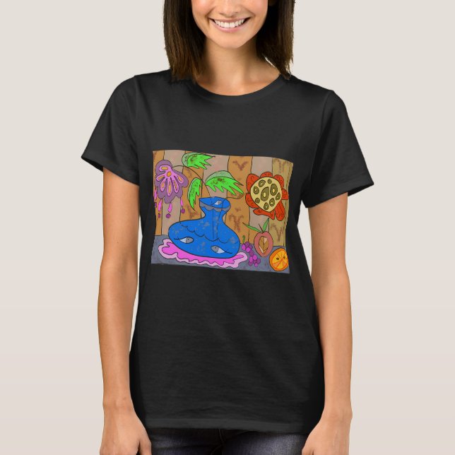CAMISETA VASE DE TIGELA DE PEIXE (Frente)