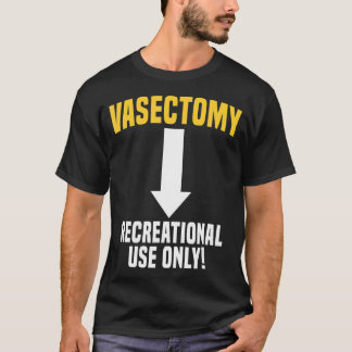 Camiseta Vasectomia Cirurgia Sobrevivência da Família de Co