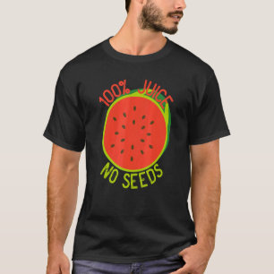 Camiseta Vasectomia Masculina Melancia 100% Suco Sem Sement