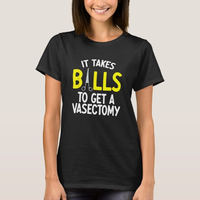 Camiseta Vasectomia Suporte Urologia Recuperação Pós Vasect (Frente)