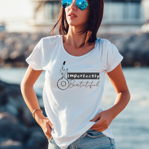Camiseta Vaso Boho Imperfeitamente Belo Positivo