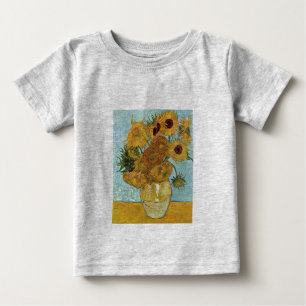 Camiseta Vaso com os doze girassóis por Van Gogh