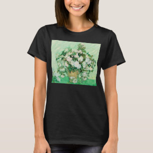Camiseta Vaso com Rosas Cor-de-Rosa, Vincent Van Gogh
