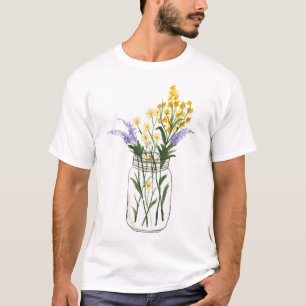 Camiseta Vaso de Flores