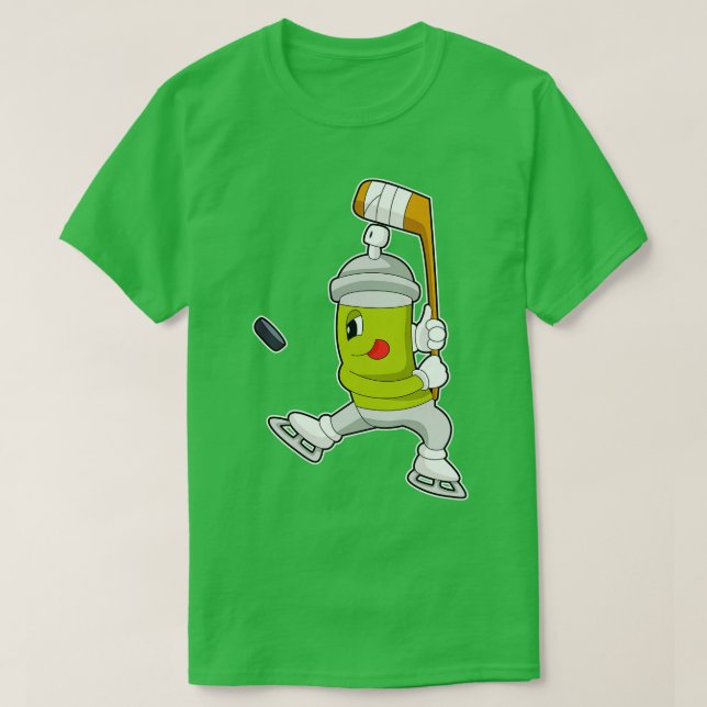 Camiseta Vaso De Hóquei No Gelo Do Ice Spray (Frente do Design)