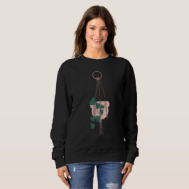 Camiseta Vaso Rosa Pendurado para Plantas
