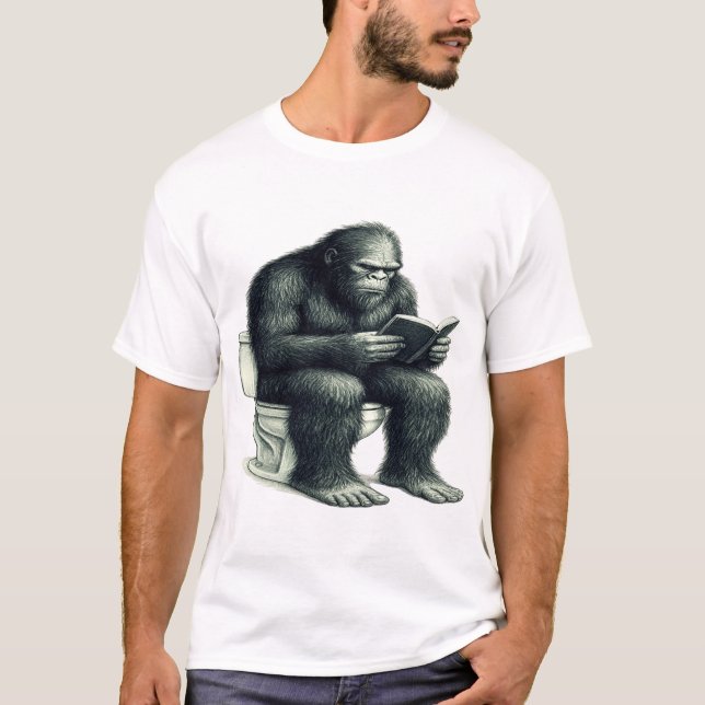 Camiseta Vaso Sanitário do Pé Grande  (Frente)