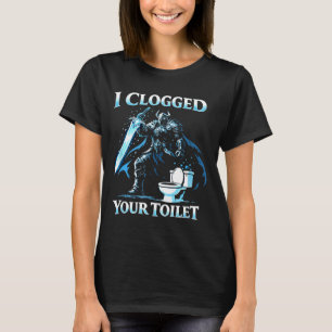 Camiseta Vaso sanitário entupido piada meme do lobo alfa bu