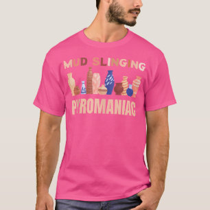 Camiseta Vasos de Cerâmica Piromaníaco de Barro Engraçado
