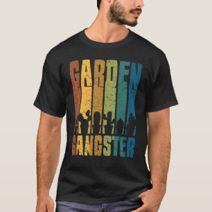 Camiseta Vasos de Plantas Gangster de Jardim Cacto Fofo Cac