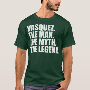 Camiseta Vasquez Vasquez Nome da família Vasquez sobrenome