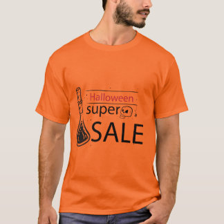 Camiseta Vassoura-de-fantasia do Halloween