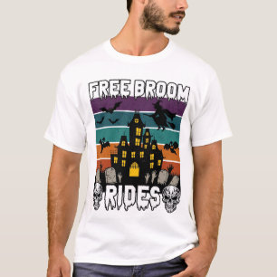 Camiseta Vassoura Grátis Passeios Halloween Casa Assombrada
