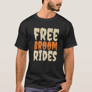 Camiseta Vassoura Livre Bruxa Assustadora Halloween Spooky