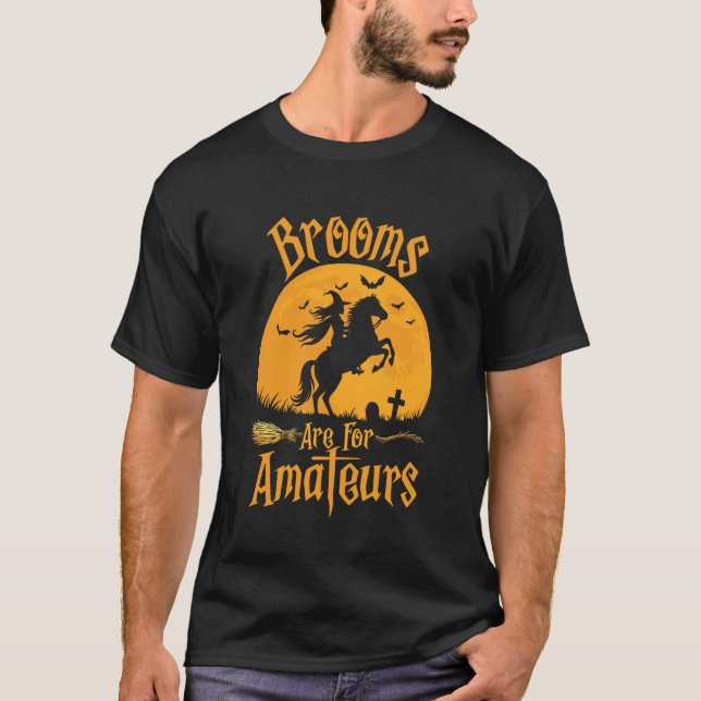 Camiseta Vassouras são para Amadores - Cavalgada de Hallowe (Frente)