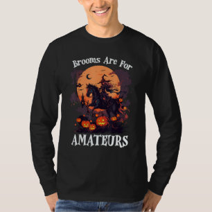 Camiseta Vassouras São Para Amatadores Dia de as Bruxas eng