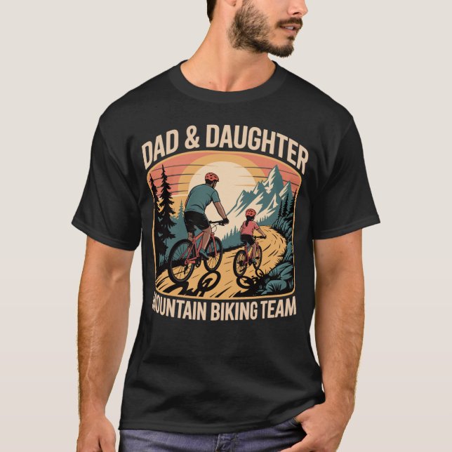 Camiseta Vater-Tochter MTB Abenteuer (Frente)