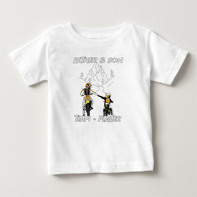 Camiseta Vater und Sohn Team-Spieler  (Frente)