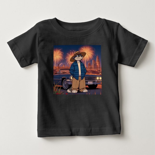 Camiseta Vato Lobo no dia 4 de julho    (Frente)