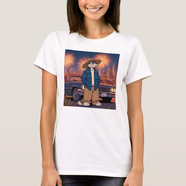 Camiseta Vato Lobo no dia 4 de julho    (Frente)