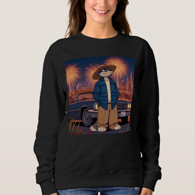 Camiseta Vato Lobo no dia 4 de julho (Frente)