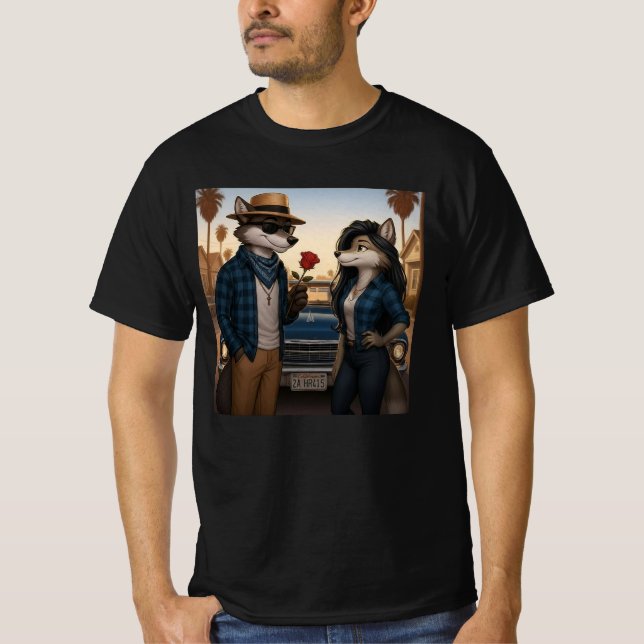 Camiseta Vato Lobo "Valentines" (Frente)