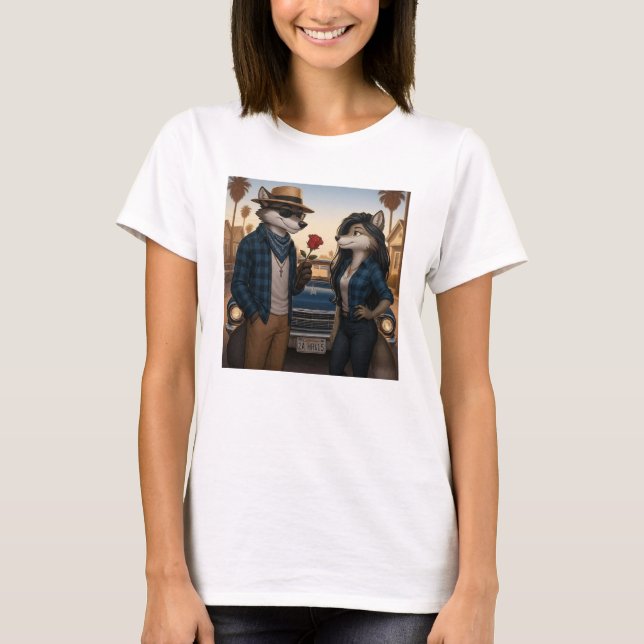 Camiseta Vato Lobo "Valentines" (Frente)