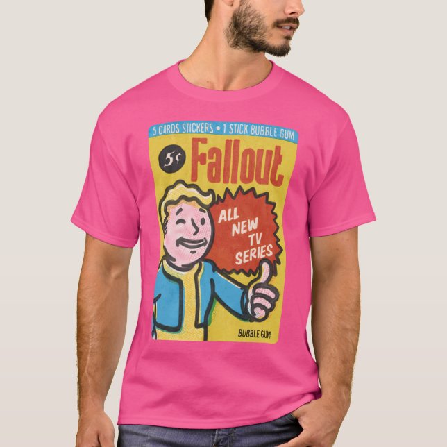 Camiseta Vault Guy Bubble Gum card friends family (Frente)