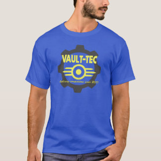 Camiseta Vault Tec - Concorrentes de maior durabilidade
