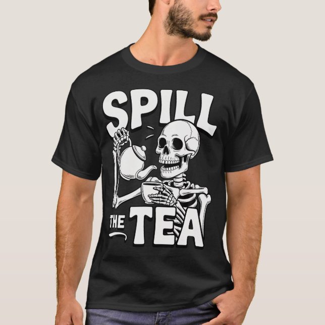 Camiseta Vazar o Chá Fofoca Divertida (Frente)