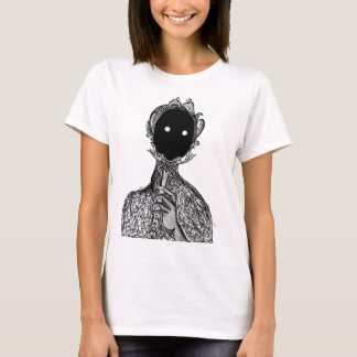 Camiseta Vazio Invisível - Design de Arte Surreal Escura