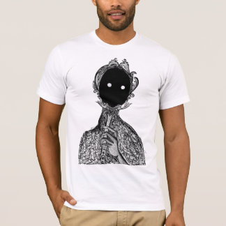 Camiseta Vazio Invisível - Design de Arte Surreal Escura