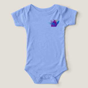 Camiseta Vazios para bebês, vestuário em azul claro