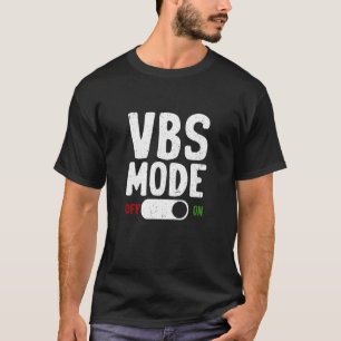 Camiseta VBS Férias Modo Escolar Bíblia No Verão, Christian