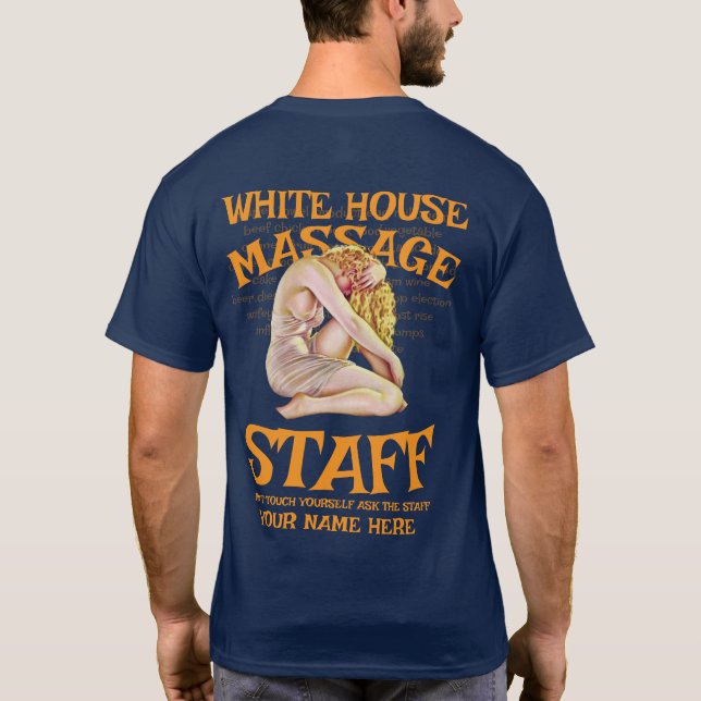 CAMISETA VD DST HILLARY CLINTON SERVIDOR E-MAIL DEMOCRATA P (Verso)