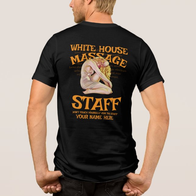 CAMISETA VD DST TRUMPS FINAL FELIZ SALÃO DE MASSAGEM PARLOR (Verso)