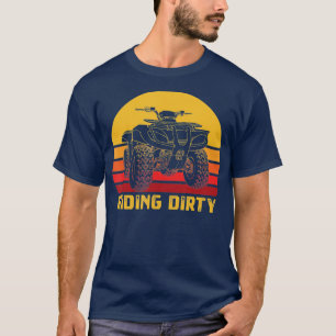 Camiseta VEA Quad Bike Riding Dirk Retro All Terrain Vehic