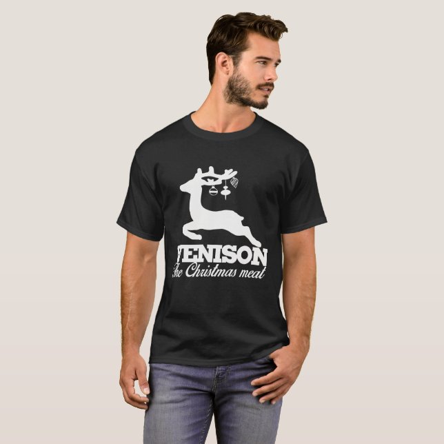 Camiseta Veado a carne do Natal (Frente Completa)