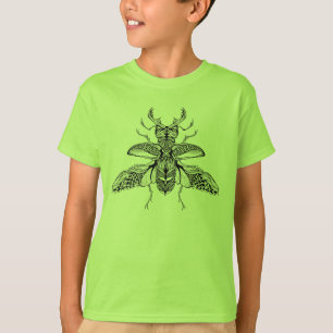 Camiseta Veado-Besouro psicadélico inspirado