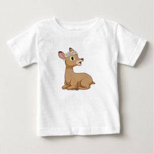 Camiseta Veado com Daisy Flower