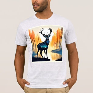 Camiseta Veado da Floresta Mística
