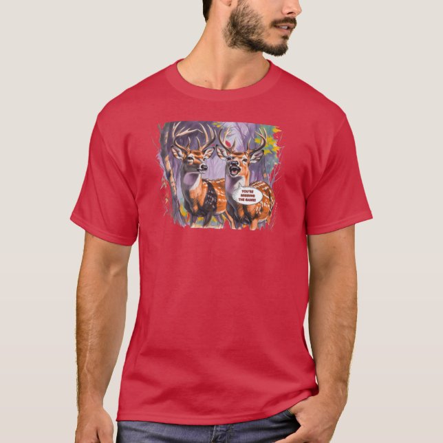 Camiseta Veado-de-cauda-branca (Frente)