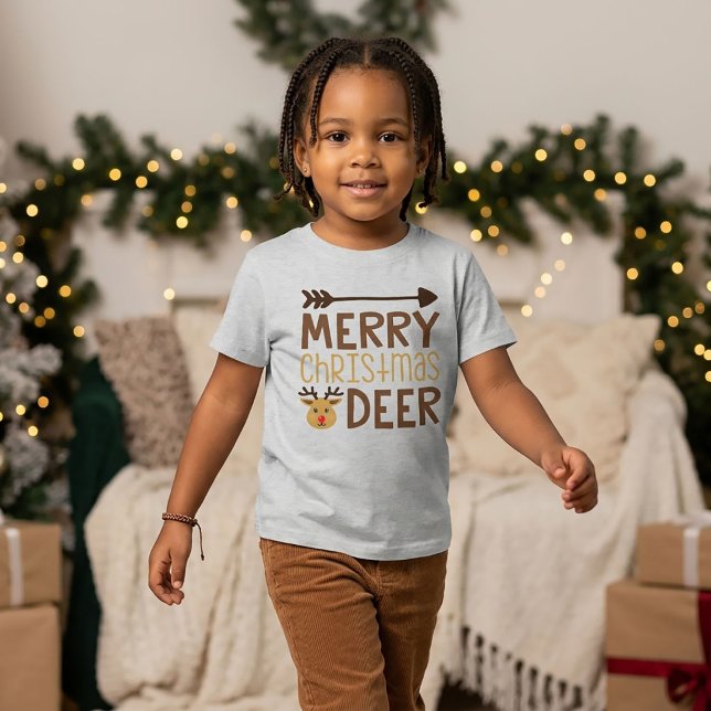 Camiseta Veado de Feliz Natal (Criador carregado)