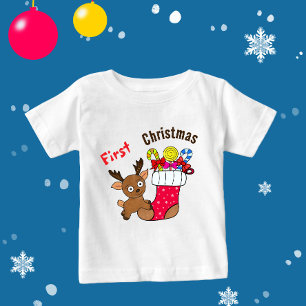 Camiseta veado de Natal