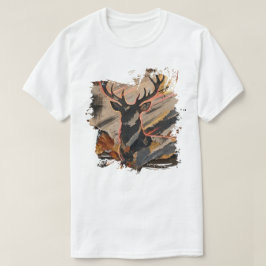 Camiseta Veado Urbano à Deriva • Moda Streetwear de Outono