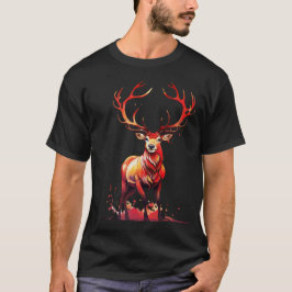 Camiseta Veado vermelho