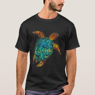 Camiseta Vedante de Tartaruga Cósmica