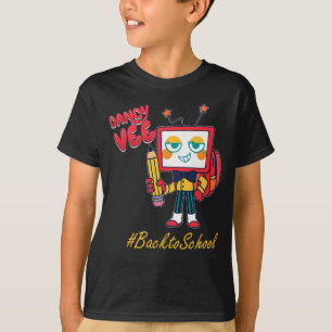 Camiseta Vee Mundial de Dandy   Voltar à escola com o Toon 