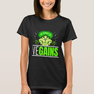 Camiseta VeGains Strong Broccoli Bodybuilding Vegetarian an